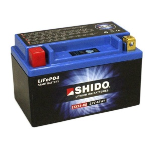 BMW F800S (2006-2010) Shido Lithium Battery - LTX14-BS