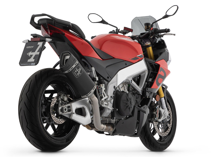 Aprilia Tuono V4 (2021-2024) Arrow Exhaust - Pista Dark