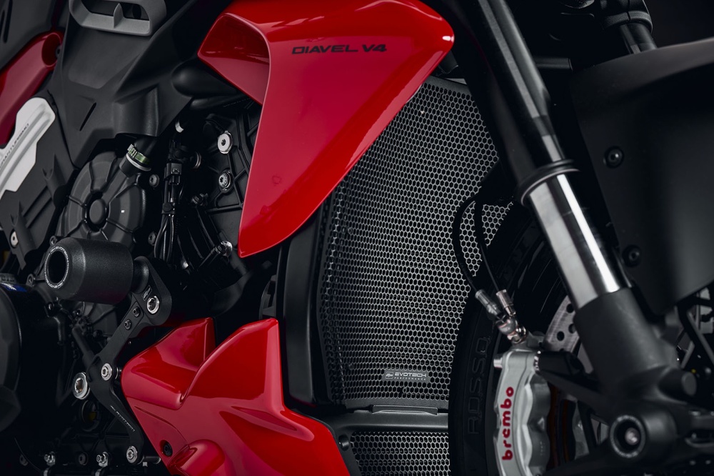 Ducati Diavel V4 (2023+) Evotech Performance Radiator and Oil Cooler Guard Set