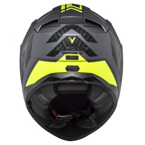 LS2 Vector II Helmet - FF811 - Splitter Hi-Vis Yellow