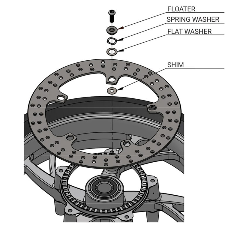 BMW R1250GS (2019-2023) EBC Front Brake Discs