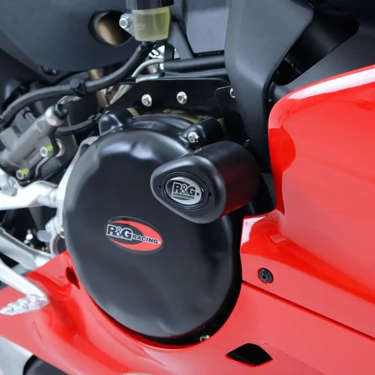 Ducati Panigale V2 (2020-2024) R&G Aero Style Crash Protectors (Non Drill) - CP0389BL/WH