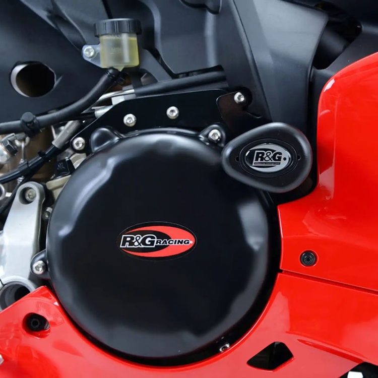 Ducati Panigale V2 (2020-2024) R&G Aero Style Crash Protectors (Non Drill) - CP0389BL/WH