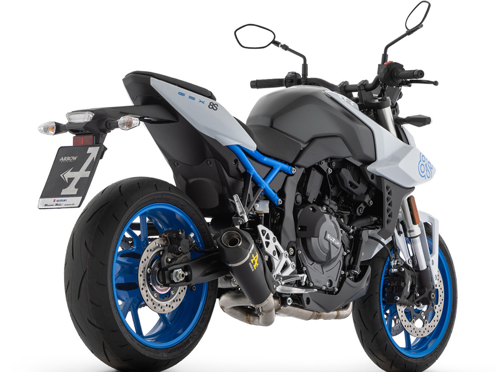 Suzuki GSX-8S (2023-2024) Arrow Full Exhaust System - Dark Silencer