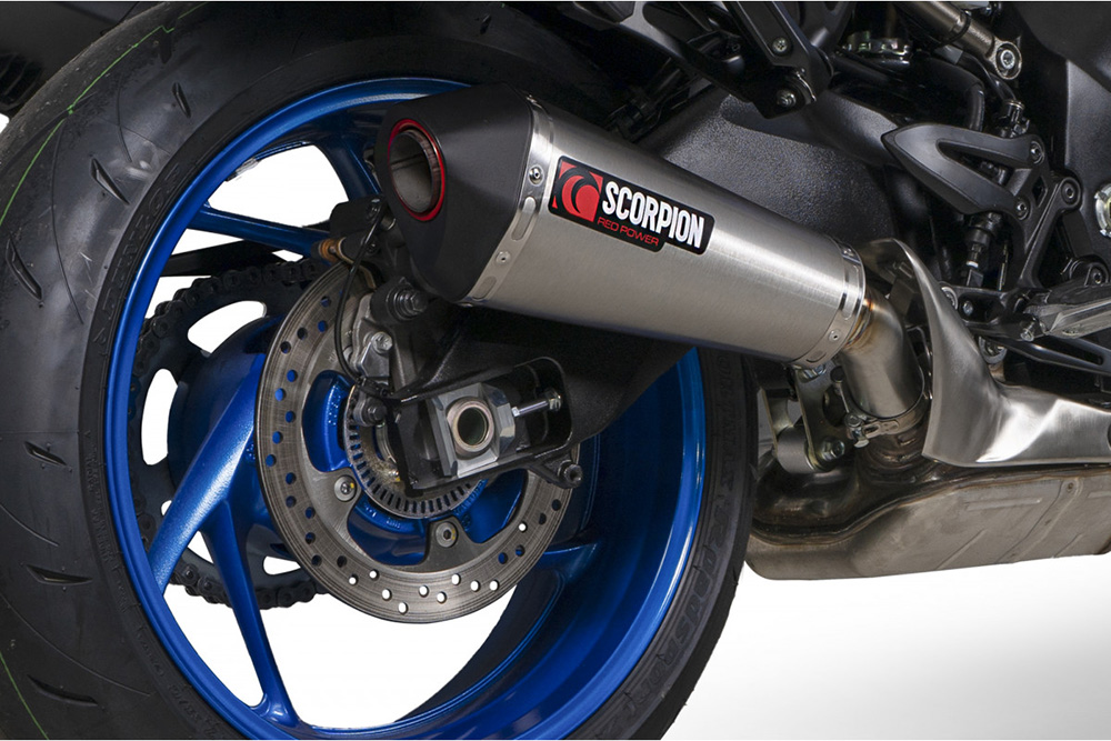 Suzuki GSX-S1000 GT (2022-2024) Scorpion Serket Taper Stainless Exhaust - RSI127SEO