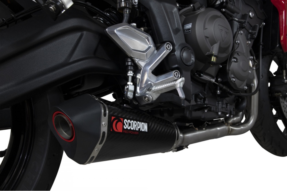 Triumph Trident 660 (2021-2024) Scorpion Serket Carbon Exhaust - RTR91SYSCEO