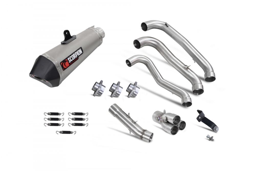 Triumph Trident 660 (2021-2024) Scorpion Serket Titanium Exhaust - RTR91SYSTEO