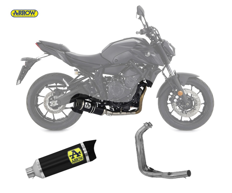 Yamaha MT-07 (2021-2024) Arrow Dark Exhaust