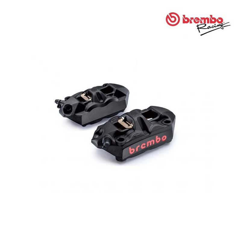 Brembo M4 108mm Forged Monobloc Radial Brake Caliper Set - Black ...